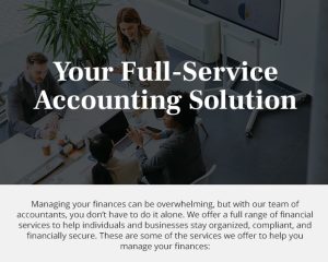 Your Full-Service Accounting Solution [infographic]